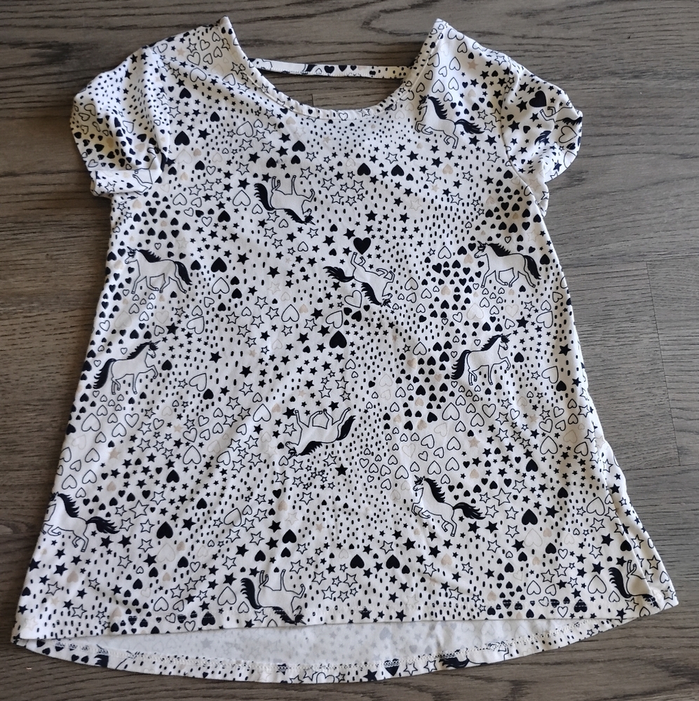 Wonder Nation Girls Heart and Star Tee Size: 6-6X